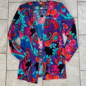 Christine David 80’s USA Vintage Colorful Cardigan